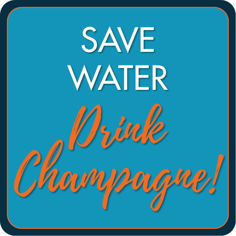 B-Stock - Save Water Drink Champagne! / Today's Forecast 100% chance of Champagne