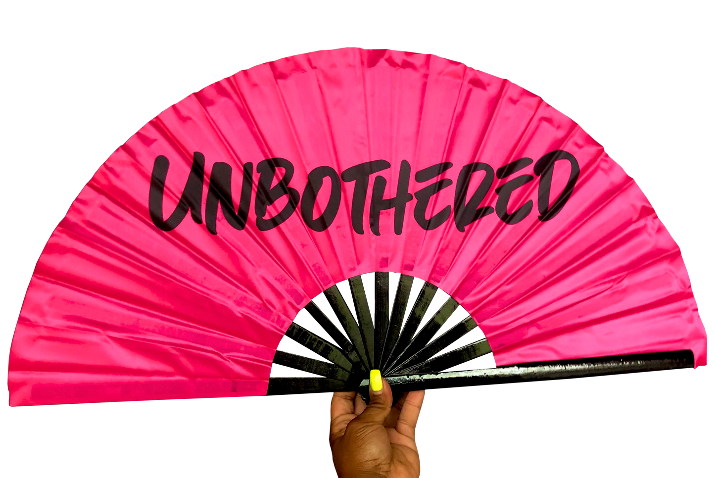 Unbothered Satin Statement Fan