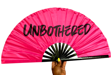 Unbothered Satin Statement Fan