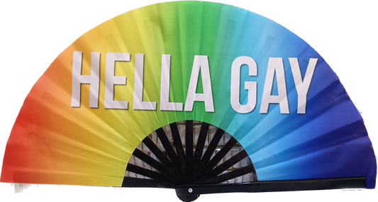 HELLA GAY Statement Fan