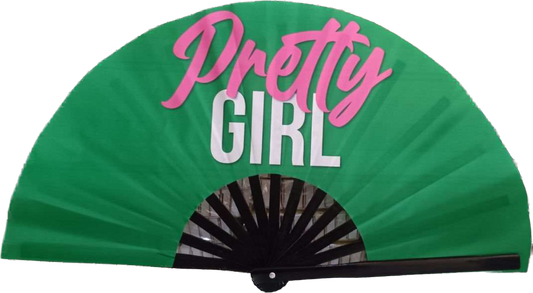 Pretty Girl Statement Fan