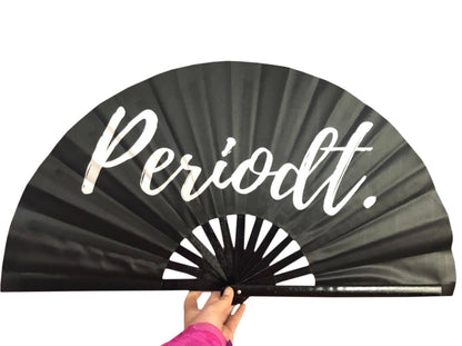 Periodt Satin Statement Fan